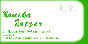 monika rotzer business card